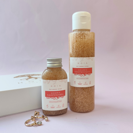 Kooriv Näopesugeel Õuna ja Hibiskusega