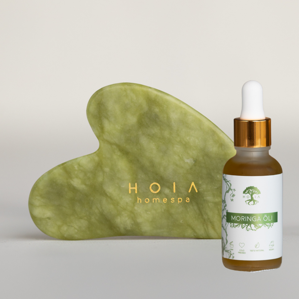 Gua Sha kivi Moringa oliga