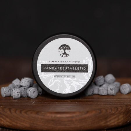 Hambapesutabletid SIBERI NULG ja AKTIIVSÜSI