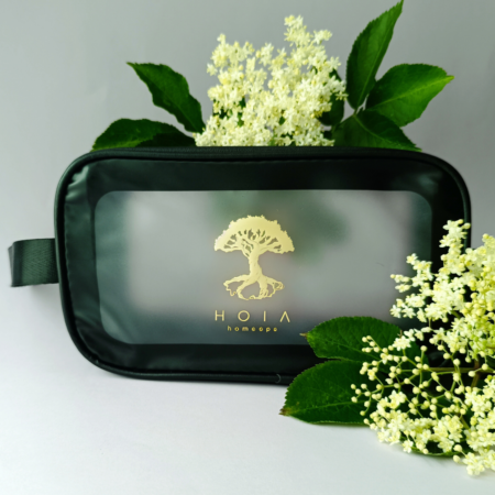 HOIA kosmeetikakott veekindel must